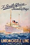 Blue Star Line, Mediterranean Cruises-Maurice Randall-Giclee Print