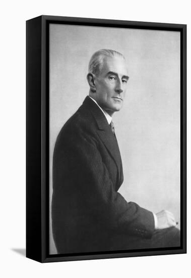 Maurice Ravel (1875-193), French Composer-Lipnitzki-Framed Stretched Canvas
