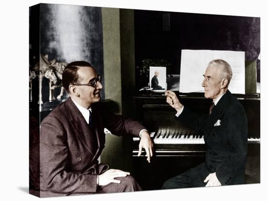 Maurice Ravel and Jacques Fevrier-null-Stretched Canvas