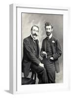 Maurice Ravel and Ricardo Vines, 1905-Pierre Petit-Framed Giclee Print