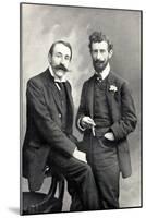 Maurice Ravel and Ricardo Vines, 1905-Pierre Petit-Mounted Giclee Print