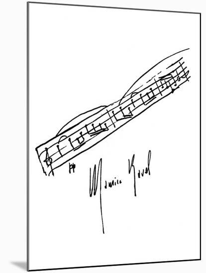 Maurice Ravel, Bolero-null-Mounted Giclee Print