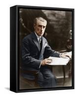 Maurice Ravel, C 1930-null-Framed Stretched Canvas