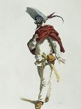 Pulcinella in 1700-Maurice Sand-Giclee Print