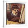 Maurice Utrillo in Front of His Easel-Suzanne Valadon-Framed Giclee Print