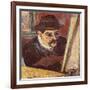 Maurice Utrillo in Front of His Easel-Suzanne Valadon-Framed Giclee Print