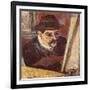 Maurice Utrillo in Front of His Easel-Suzanne Valadon-Framed Giclee Print