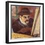 Maurice Utrillo in Front of His Easel-Suzanne Valadon-Framed Giclee Print