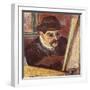 Maurice Utrillo in Front of His Easel-Suzanne Valadon-Framed Giclee Print