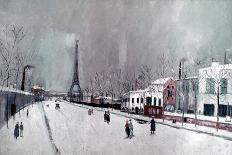 Utrillo: Eiffel Tower-Maurice Utrillo-Stretched Canvas