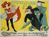 Frou Frou Poster-Maurice Vertes-Framed Stretched Canvas
