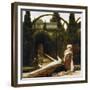 Maurischer Garten; ein Traum von Granada. Moorish Garden; a Dream of Granada-Frederic Leighton-Framed Giclee Print