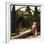 Maurischer Garten; ein Traum von Granada. Moorish Garden; a Dream of Granada-Frederic Leighton-Framed Giclee Print