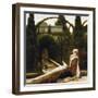 Maurischer Garten; ein Traum von Granada. Moorish Garden; a Dream of Granada-Frederic Leighton-Framed Giclee Print