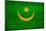 Mauritania Flag Design with Wood Patterning - Flags of the World Series-Philippe Hugonnard-Mounted Art Print