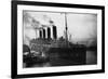 Mauritania Is Guided into Dry Dock-null-Framed Photographic Print