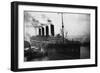 Mauritania Is Guided into Dry Dock-null-Framed Photographic Print