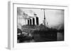 Mauritania Is Guided into Dry Dock-null-Framed Photographic Print