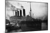 Mauritania Is Guided into Dry Dock-null-Mounted Photographic Print
