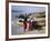 Mauritania, Nouakchott Fishermen Unload Gear from Boats Returning to Shore at Plage Des Pecheurs-Andrew Watson-Framed Photographic Print