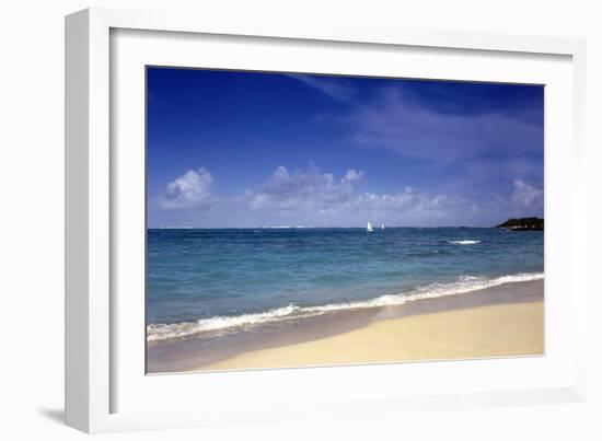 Mauritius Beach-Charles Bowman-Framed Photographic Print