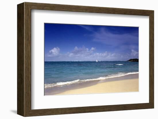 Mauritius Beach-Charles Bowman-Framed Photographic Print