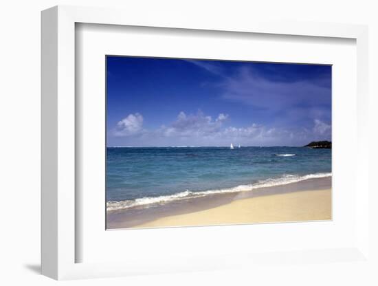 Mauritius Beach-Charles Bowman-Framed Photographic Print