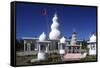 Mauritius, East Coast, Trou D'Eau Douce, Hindu Temple-null-Framed Stretched Canvas