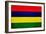 Mauritius Flag Design with Wood Patterning - Flags of the World Series-Philippe Hugonnard-Framed Art Print