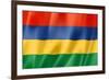 Mauritius Flag-daboost-Framed Art Print