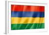 Mauritius Flag-daboost-Framed Art Print