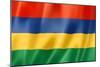 Mauritius Flag-daboost-Mounted Art Print