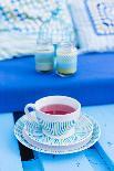 Garden table, covered, Easter breakfast, detail, jams,-mauritius images-Photographic Print