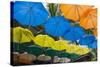 Mauritius, Port Louis, Caudan Waterfront Area with Umbrella Covering-Cindy Miller Hopkins-Stretched Canvas