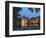 Mauritshuis and Government Buildings of Binnenhof at Night, Hofvijver, Den Haag-Gary Cook-Framed Photographic Print