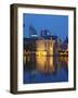 Mauritshuis at Night, Lake Hof Vijver, Den Haag, the Hague, Holland (The Netherlands)-Gary Cook-Framed Photographic Print