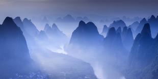 China, Guangxi province, Xingping village along River Li-Maurizio Rellini-Photographic Print
