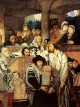 Jews Praying in the Synagogue on Yom Kippur, 1878-Maurycy Gottlieb-Laminated Giclee Print