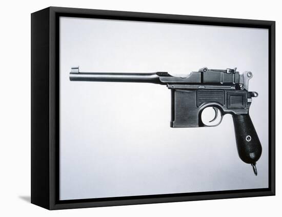 Mauser 7.53 Semi-Automatic Pistol (Metal)-German-Framed Stretched Canvas