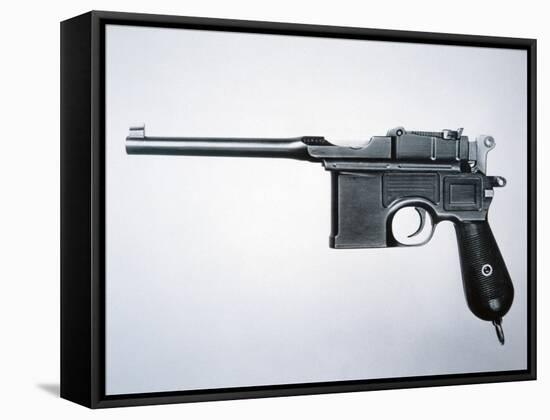 Mauser 7.53 Semi-Automatic Pistol (Metal)-German-Framed Stretched Canvas