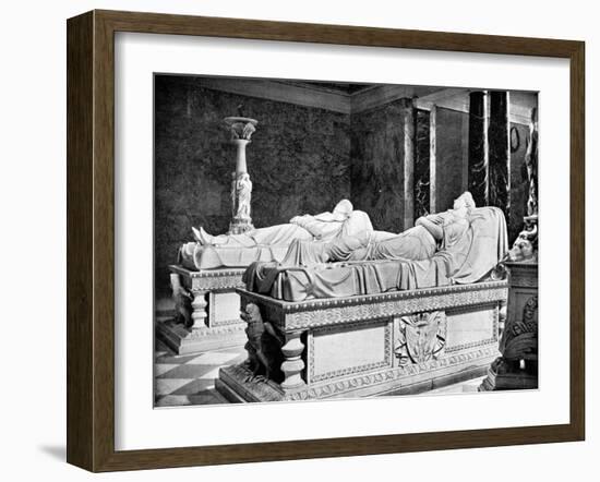 Mausoleum at Charlottenburg, Berlin, Germany, 1893-John L Stoddard-Framed Giclee Print