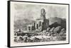 Mausoleum in the Desert Near Assouan. Egypt, 1879-null-Framed Stretched Canvas