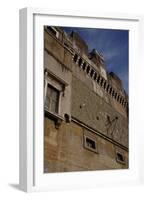 Mausoleum of Emperor Hadrian or Castle Sant'Angelo, Rome-null-Framed Giclee Print