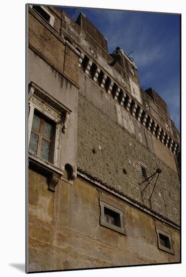 Mausoleum of Emperor Hadrian or Castle Sant'Angelo, Rome-null-Mounted Giclee Print