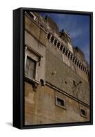 Mausoleum of Emperor Hadrian or Castle Sant'Angelo, Rome-null-Framed Stretched Canvas