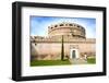 Mausoleum of Hadrian (Castel Sant'Angelo), UNESCO World Heritage Site, Rome, Lazio, Italy, Europe-Nico Tondini-Framed Photographic Print