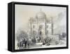 Mausoleum of Jufhir Junge, Delhi-English-Framed Stretched Canvas