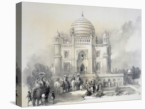 Mausoleum of Jufhir Junge, Delhi-English-Stretched Canvas