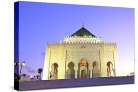 Mausoleum of Mohammed V at Dusk, Rabat, Morocco, North Africa, Africa-Neil Farrin-Stretched Canvas