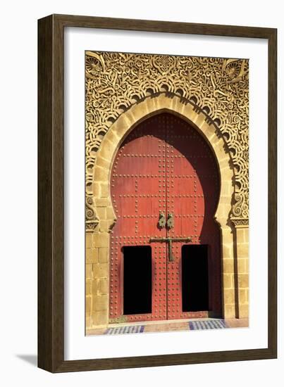 Mausoleum of Moulay Ismail, Meknes, Morocco, North Africa, Africa-Neil-Framed Photographic Print
